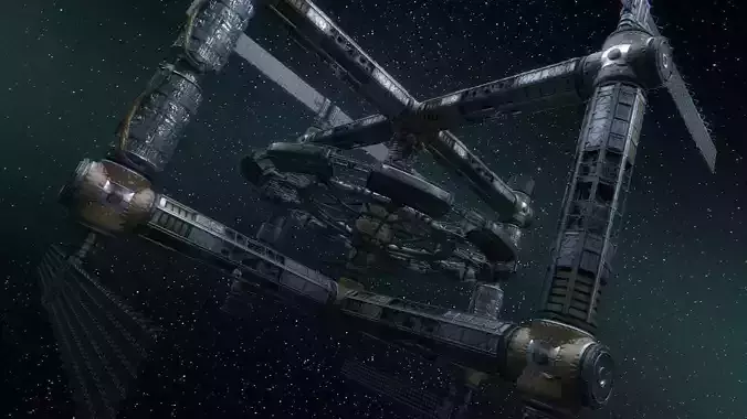 Space Station Variant B Class 3D model