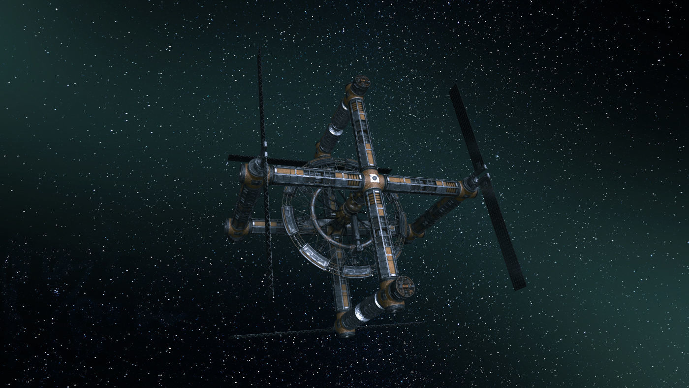 Space Station Variant B Class 3D model_7