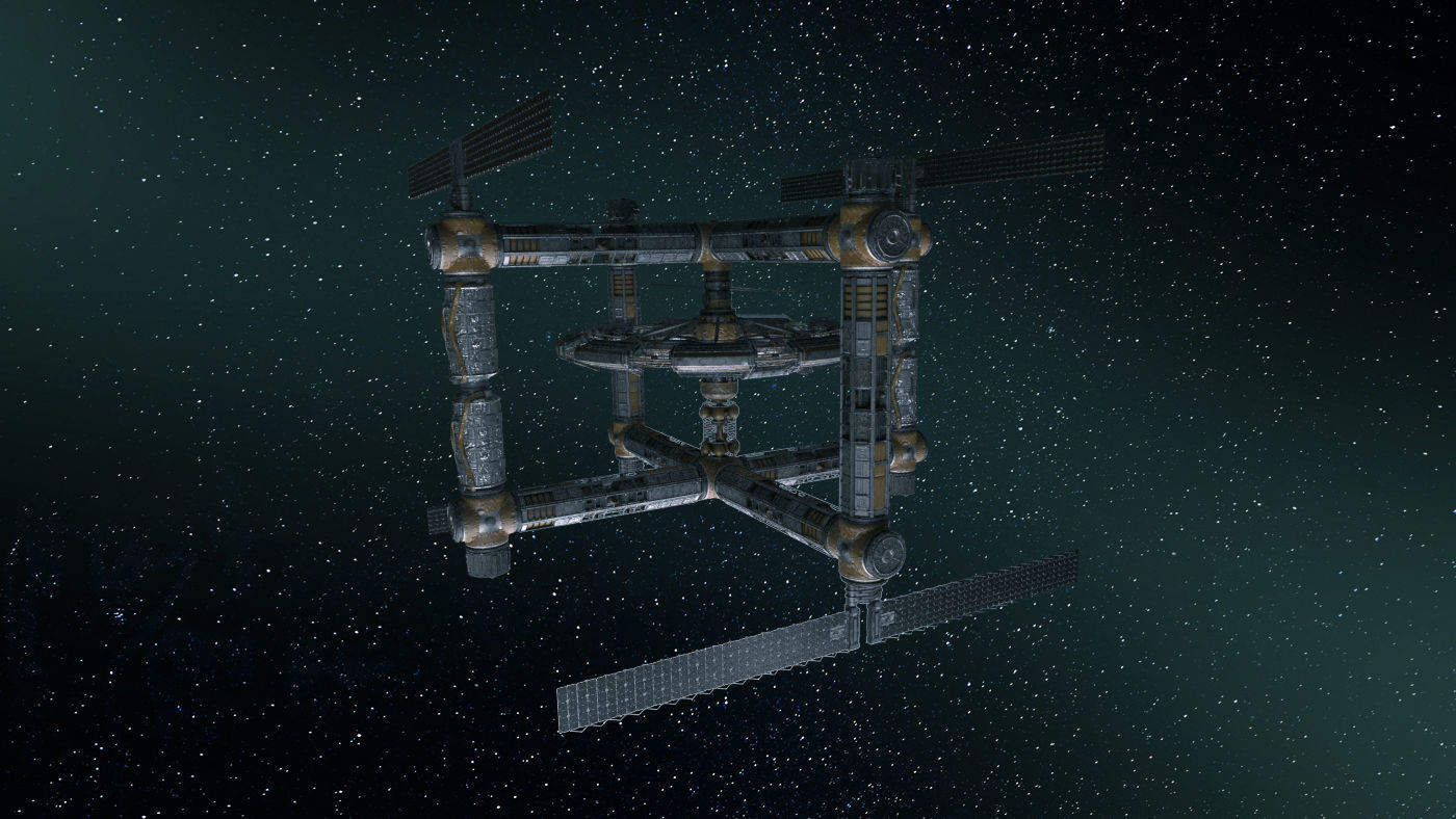 Space Station Variant B Class 3D model_8