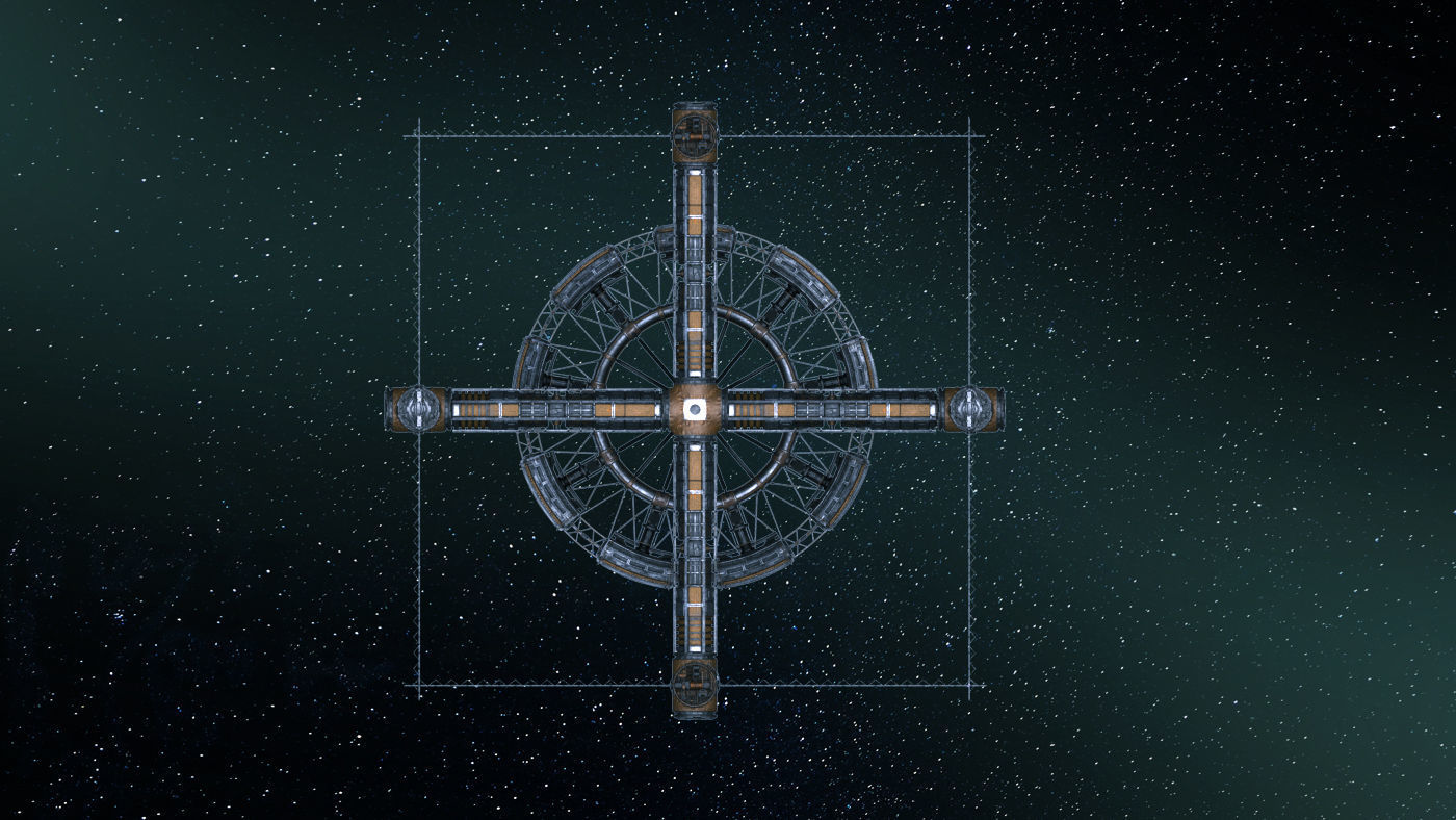 Space Station Variant B Class 3D model_14