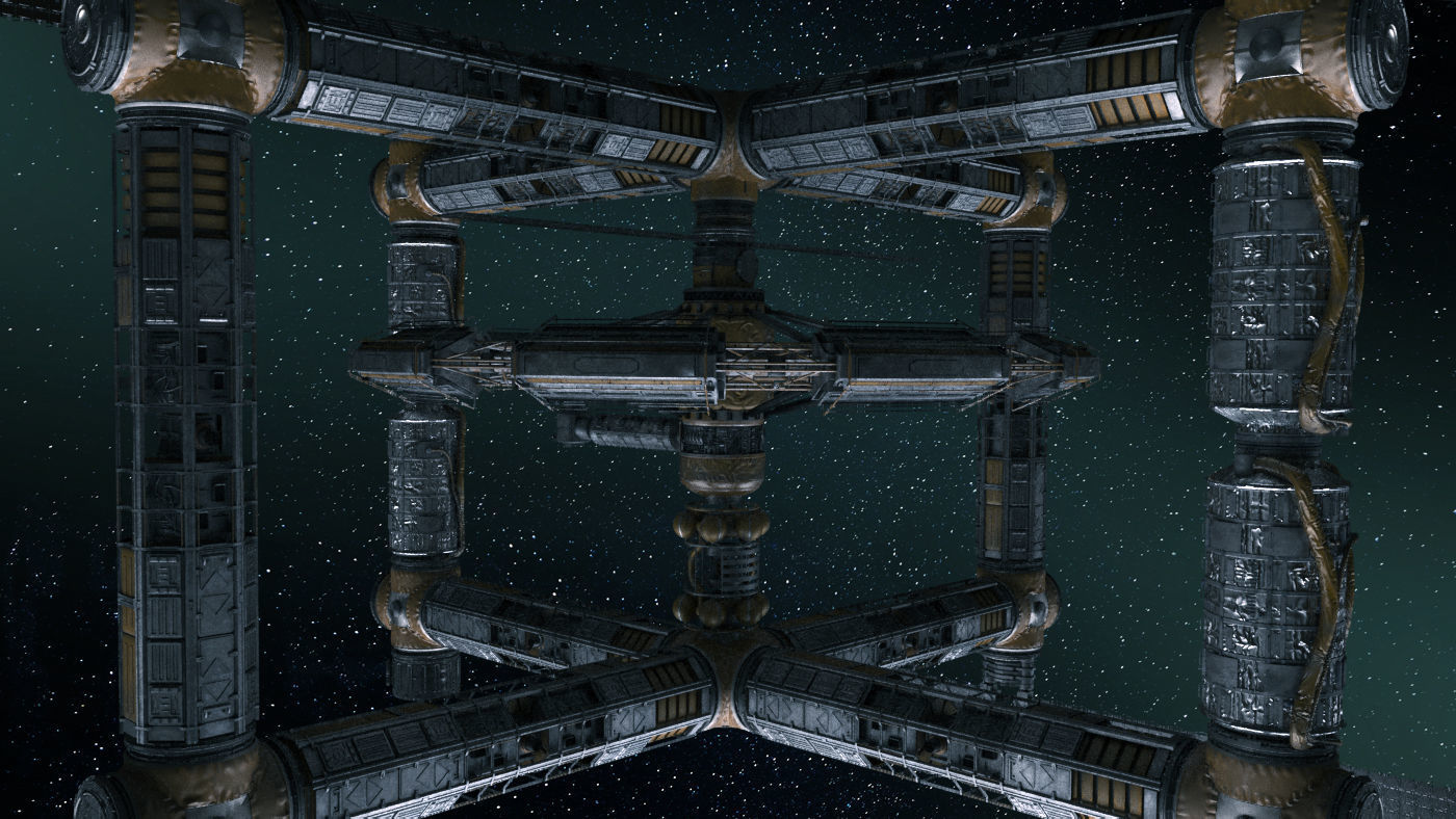 Space Station Variant B Class 3D model_11
