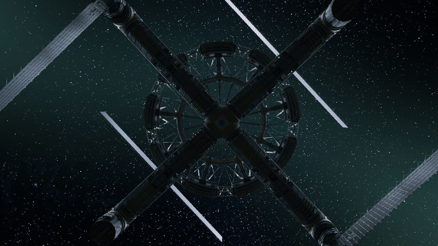 Space Station Variant B Class 3D model_10