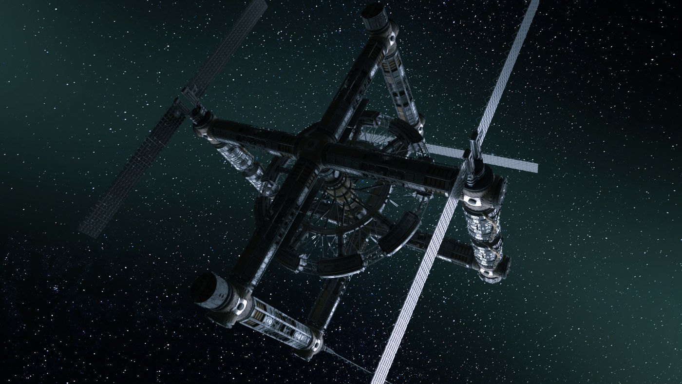 Space Station Variant B Class 3D model_5