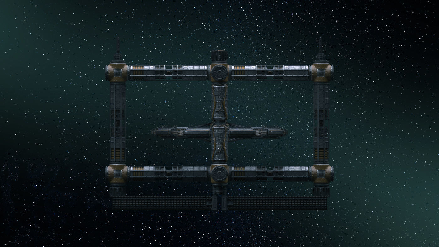 Space Station Variant B Class 3D model_15