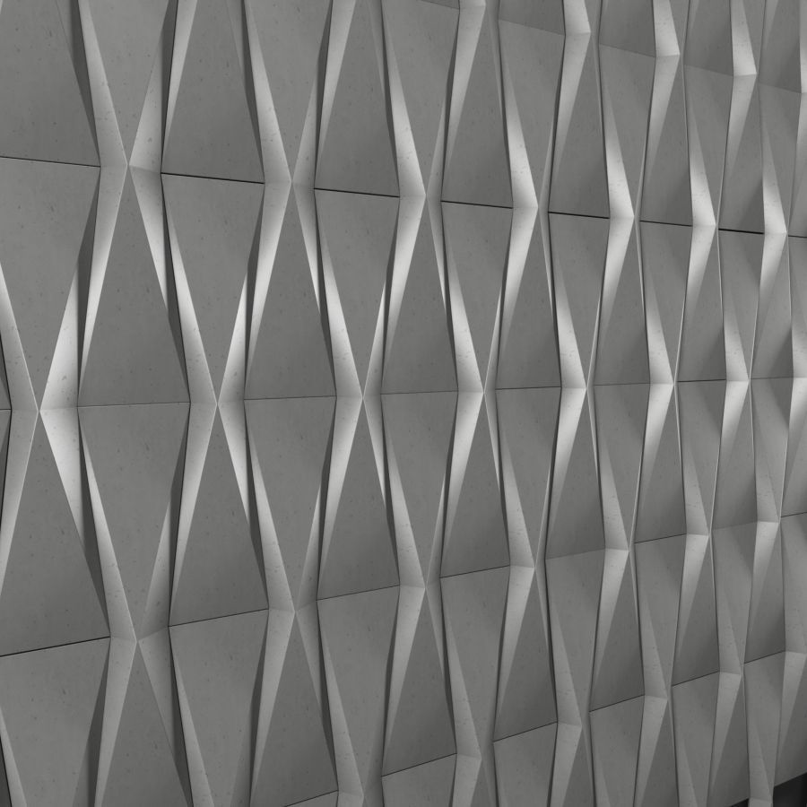 Decorative 3D panel Butterfly 3D model_2