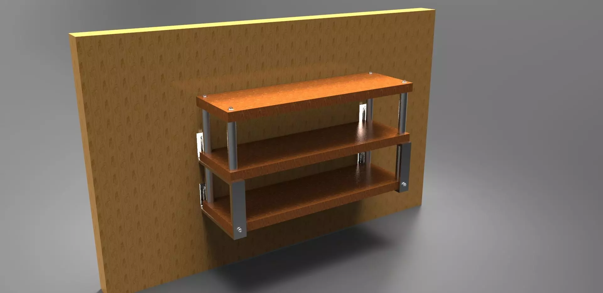 SHOE RACK Low-poly 3D model_0