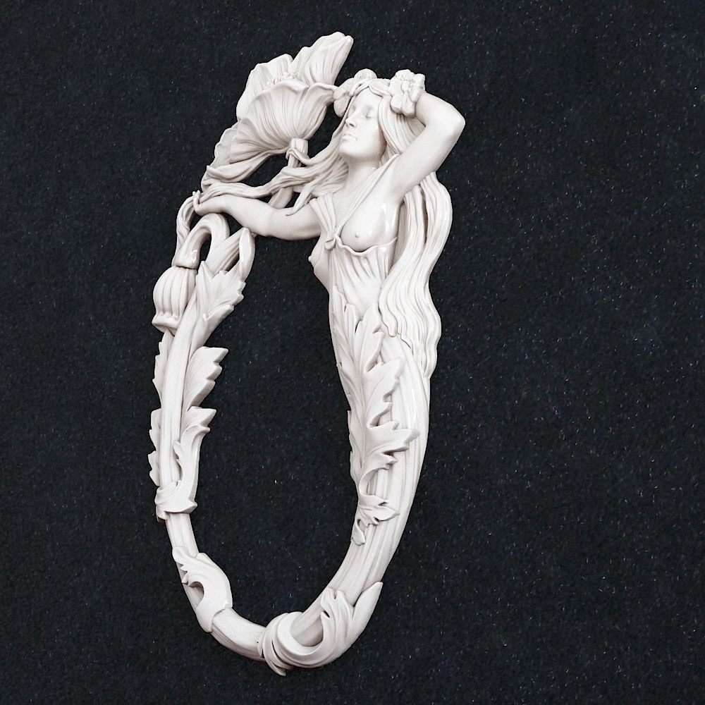 Girl Flower 2 3D print model_2