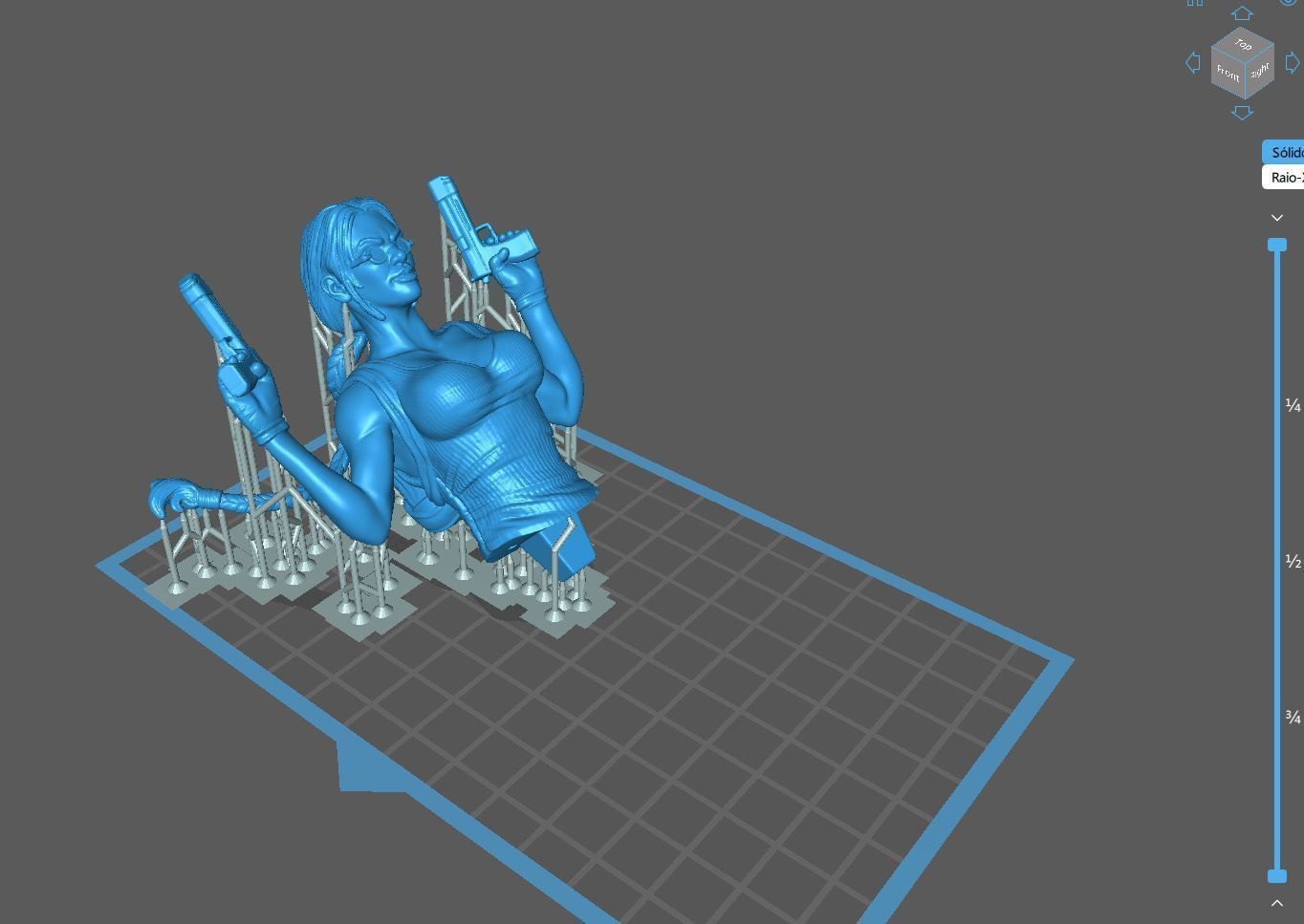 Lara Croft Fan Art 3D print model_14