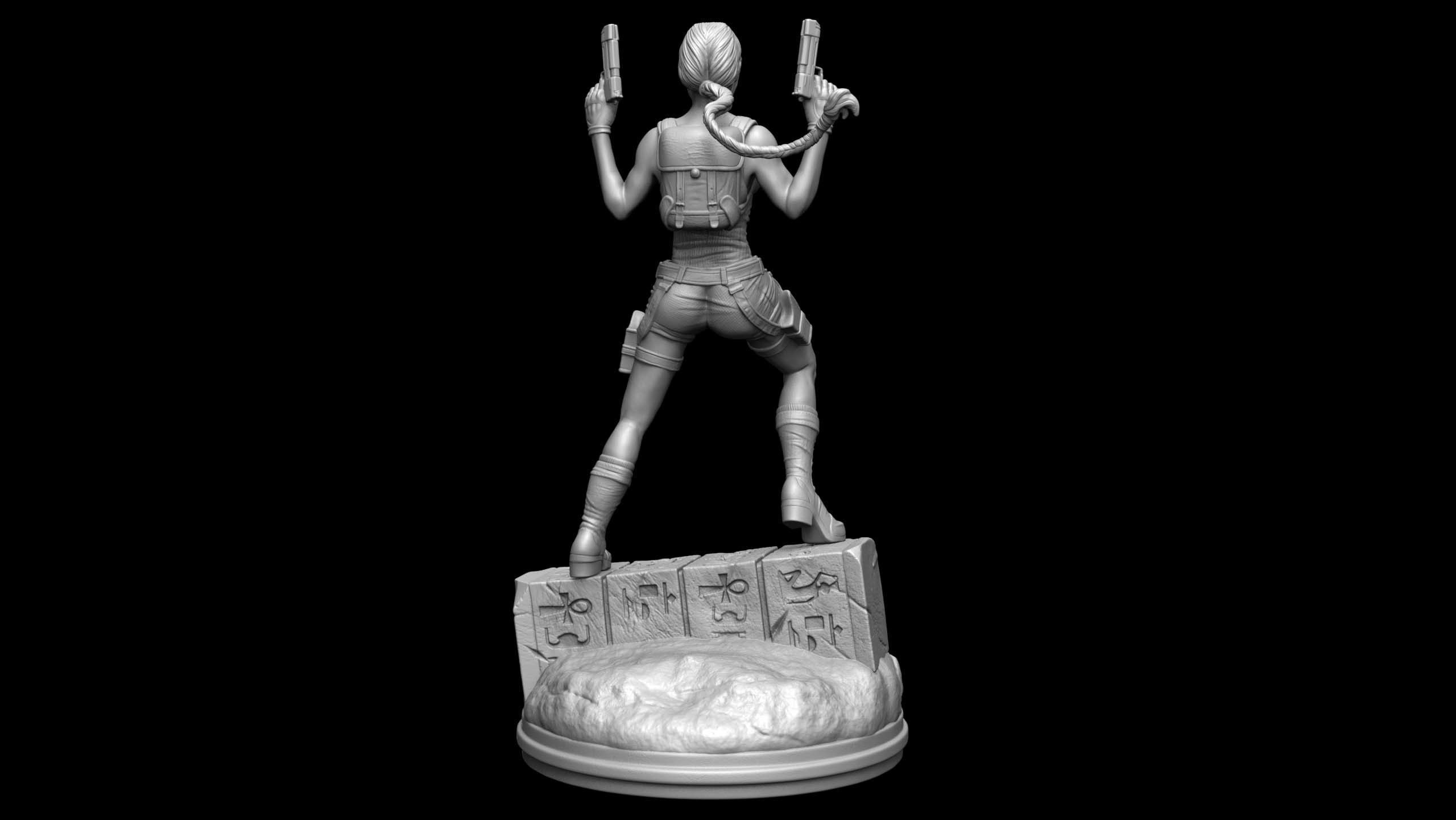 Lara Croft Fan Art 3D print model_3