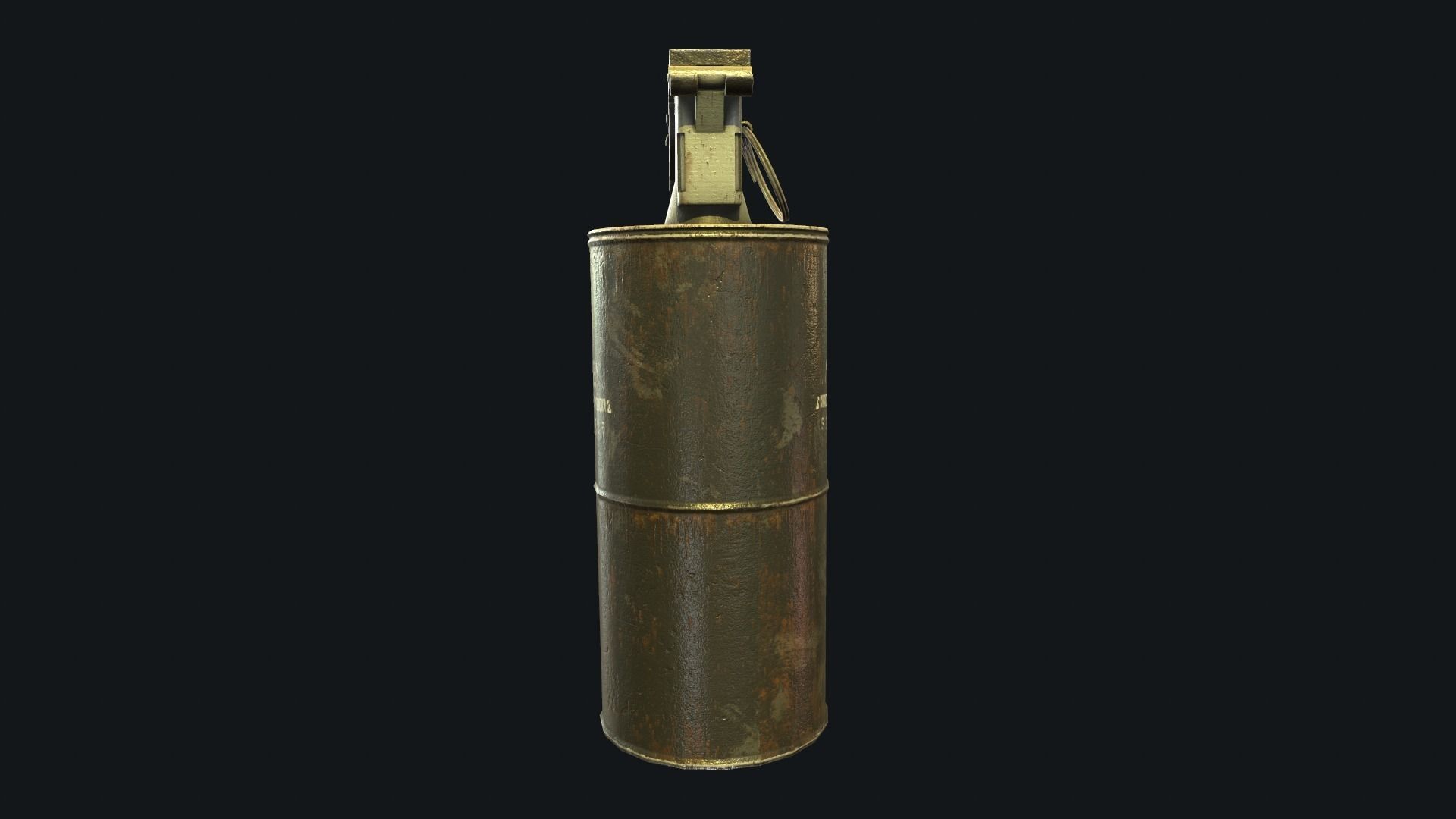Iron Grenade Low-Poly 3D Models Low-poly 3D model_2