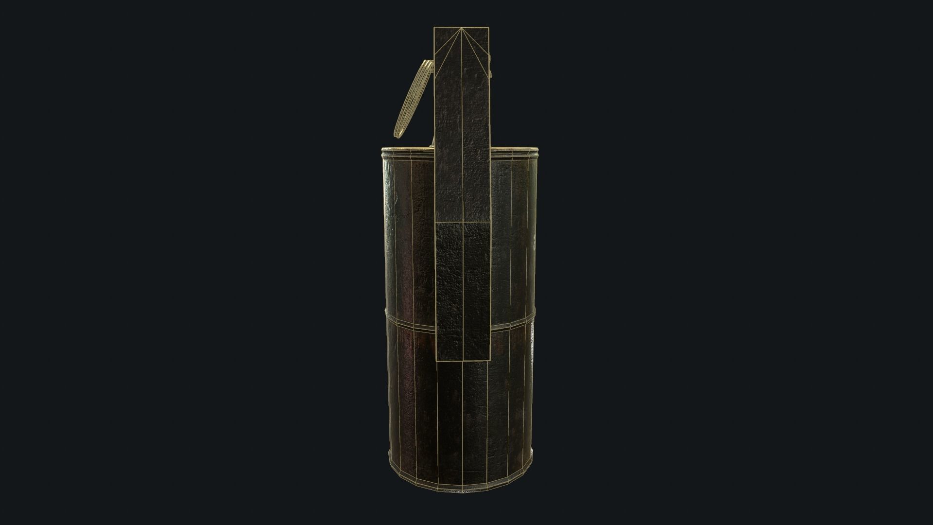 Iron Grenade Low-Poly 3D Models Low-poly 3D model_15