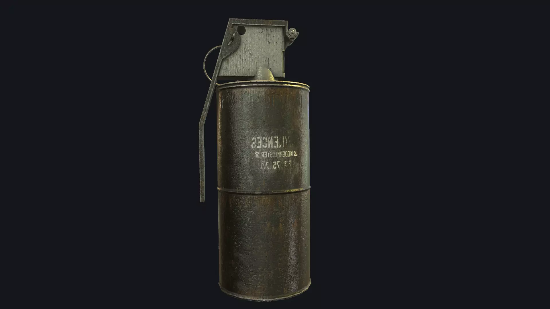 Iron Grenade Low-Poly 3D Models Low-poly 3D model_0