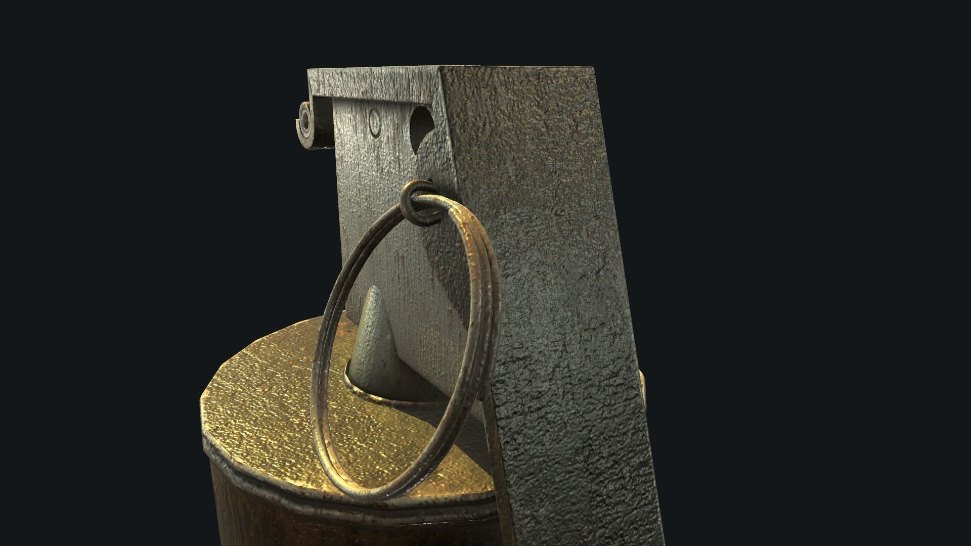 Iron Grenade Low-Poly 3D Models Low-poly 3D model_10