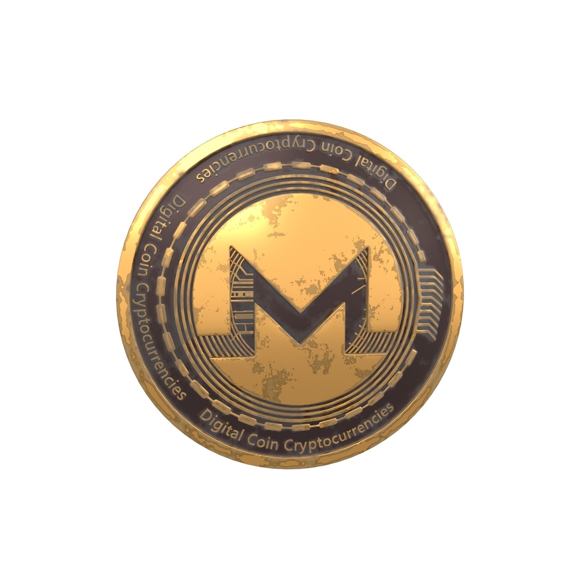 Monero Coin v2 002 3D model_8