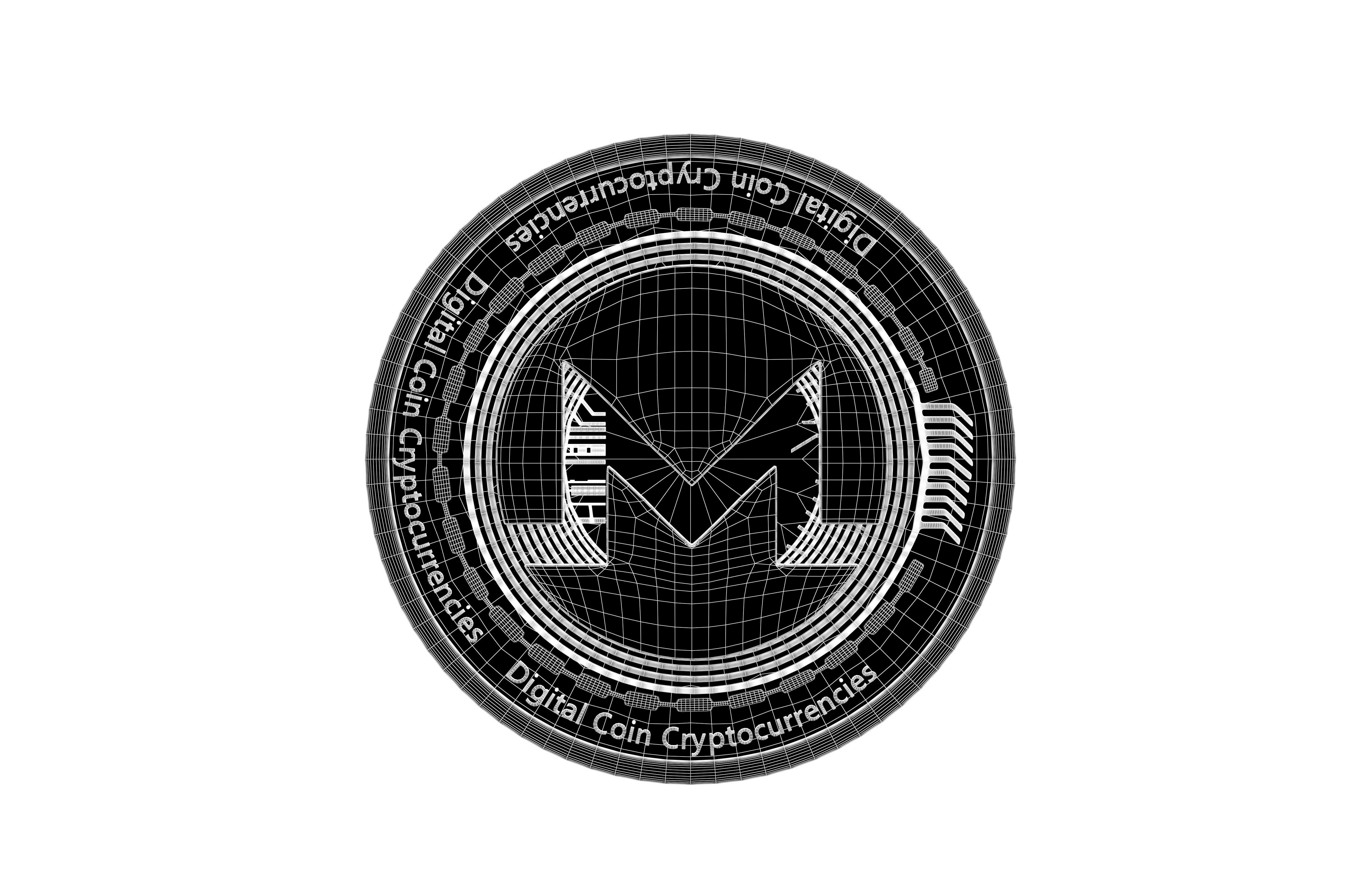 Monero Coin v2 002 3D model_10