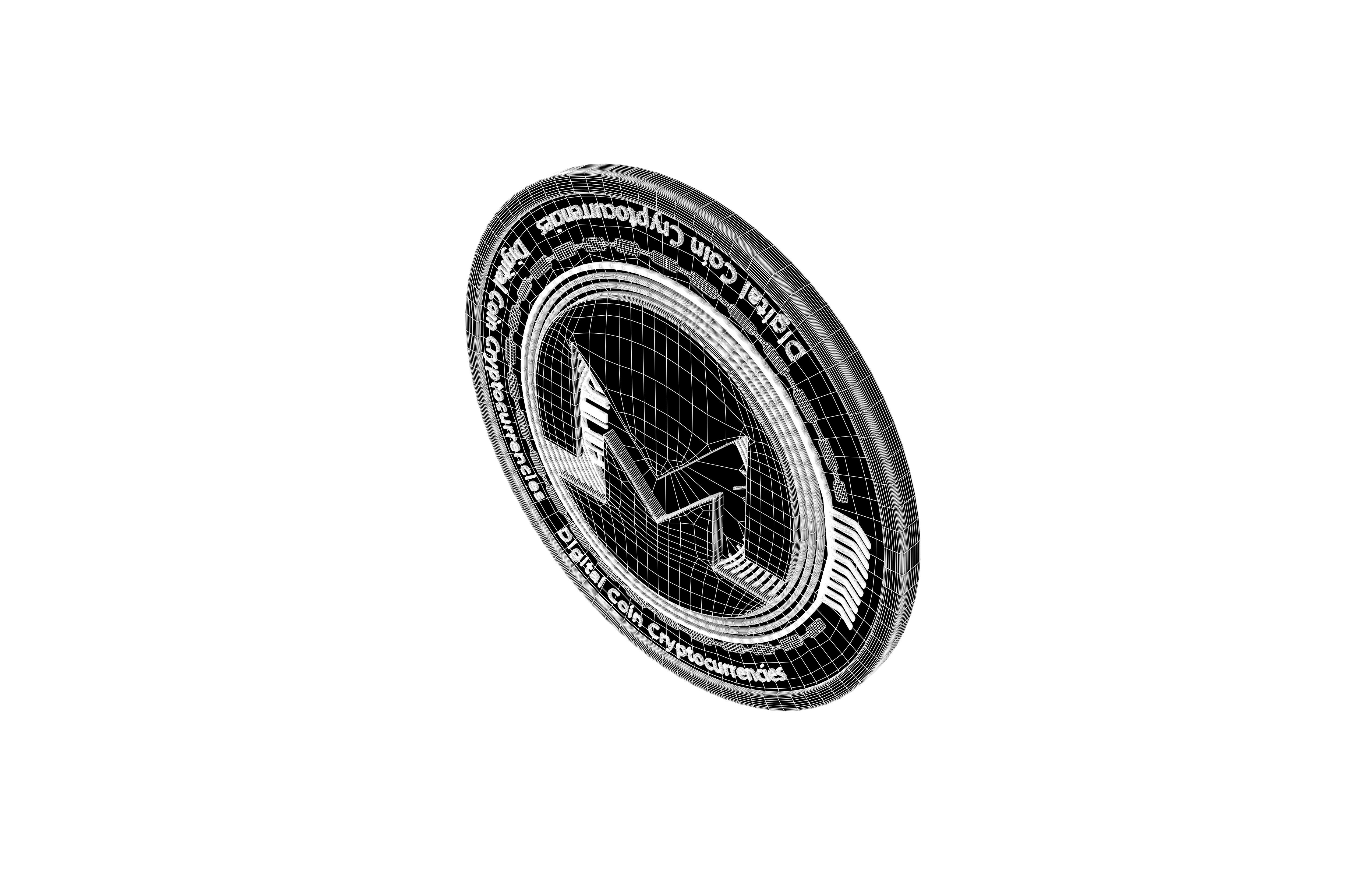 Monero Coin v2 002 3D model_5