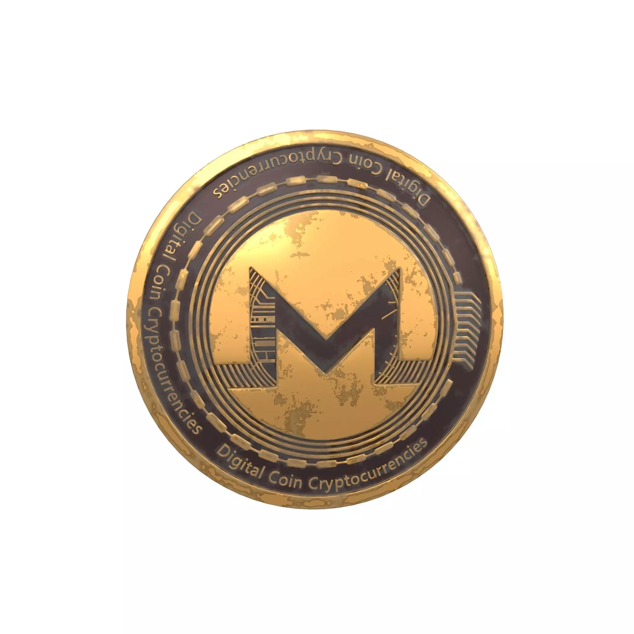 Monero Coin v2 002 3D model_0