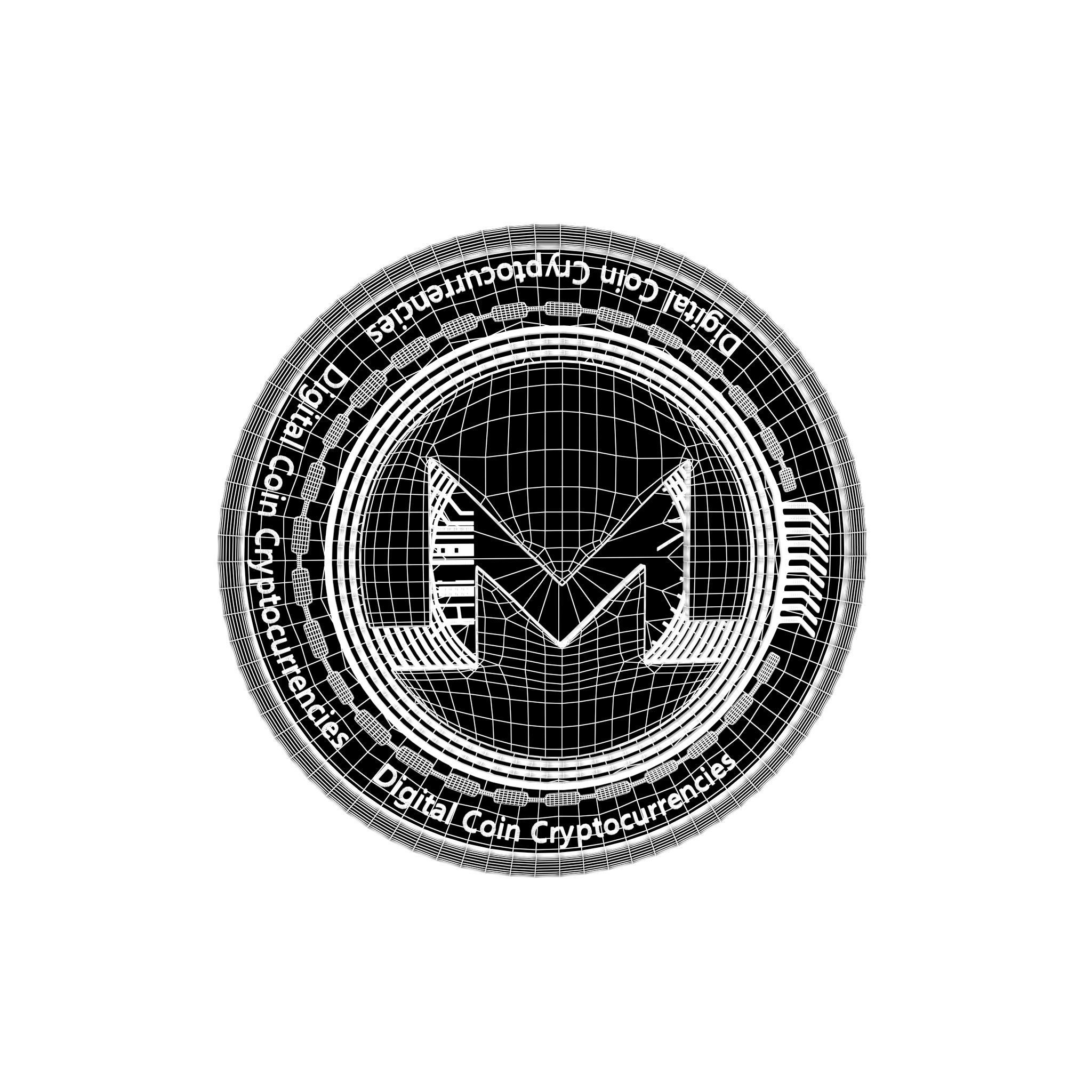 Monero Coin v2 002 3D model_9