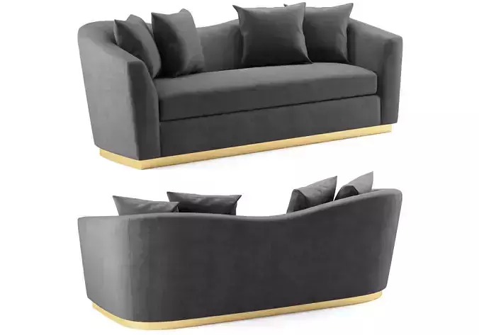 Arabella Velvet Sofa Meridian Furniture