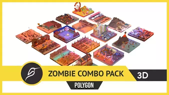 Polygon Zombie Combo Pack