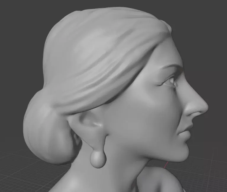 Maria Callas 3D print model_25