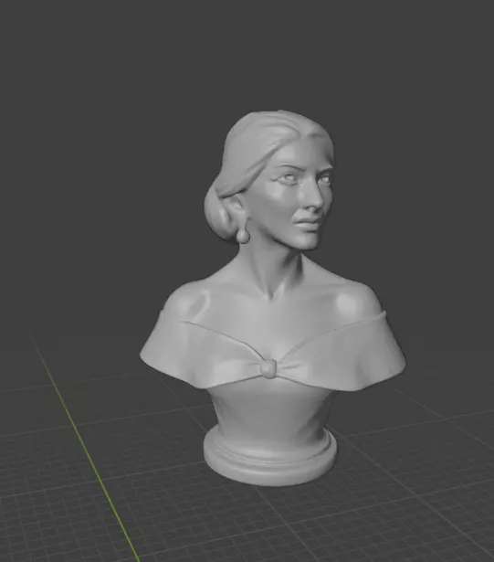 Maria Callas 3D print model_8