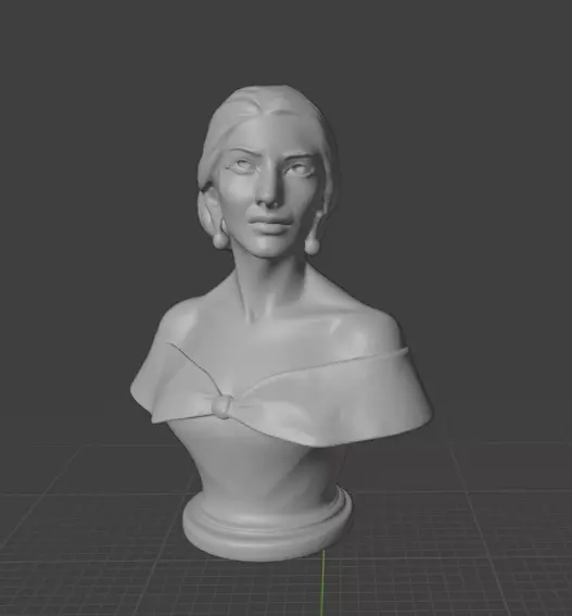 Maria Callas 3D print model_2