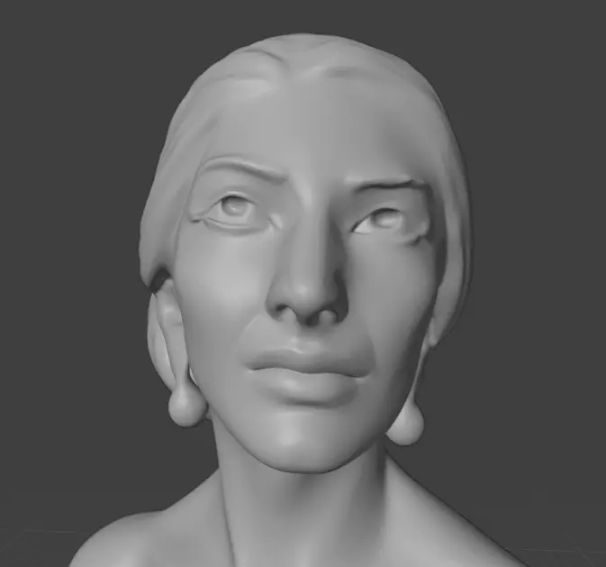 Maria Callas 3D print model_17