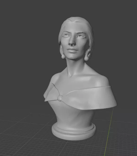 Maria Callas 3D print model_14