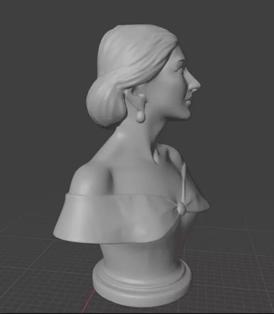 Maria Callas 3D print model_6