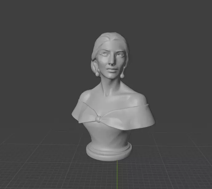 Maria Callas 3D print model_1