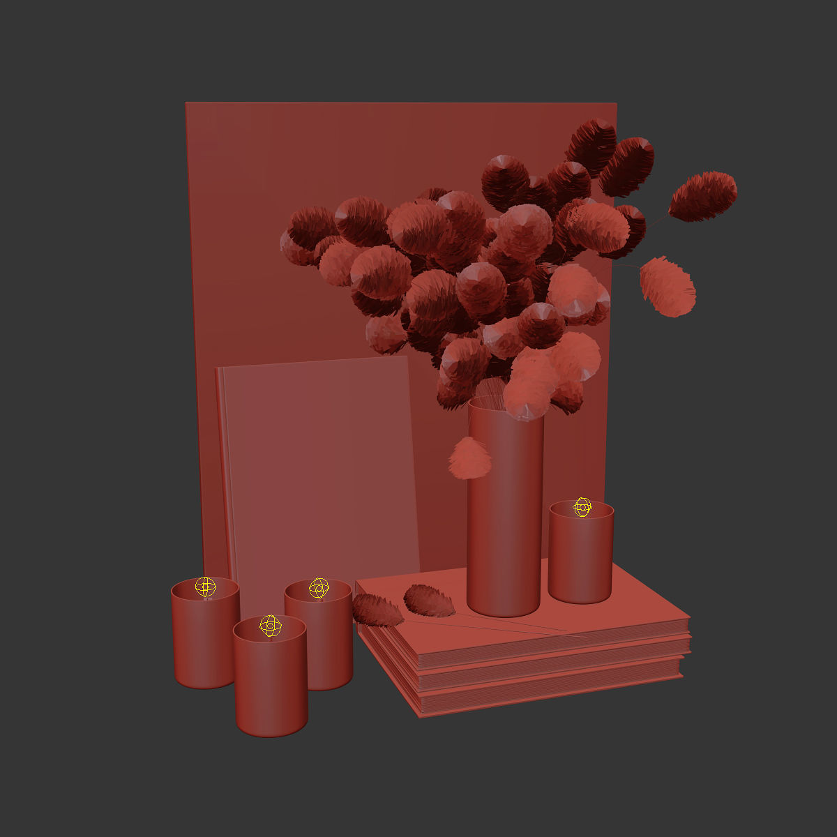 Decor set 27 3D model_5