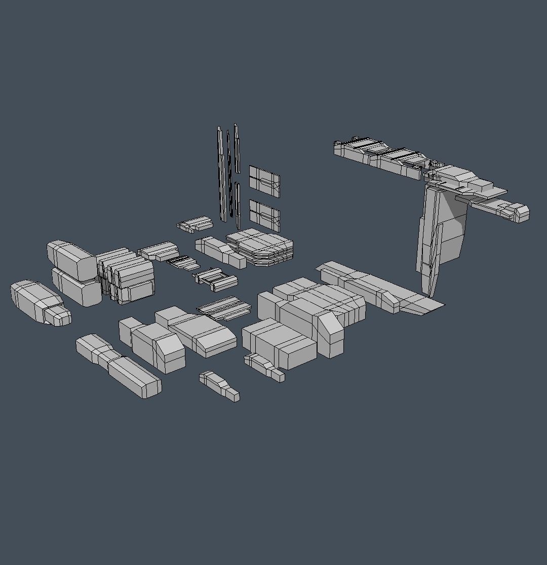 basic shapes kit Free 3D model_0