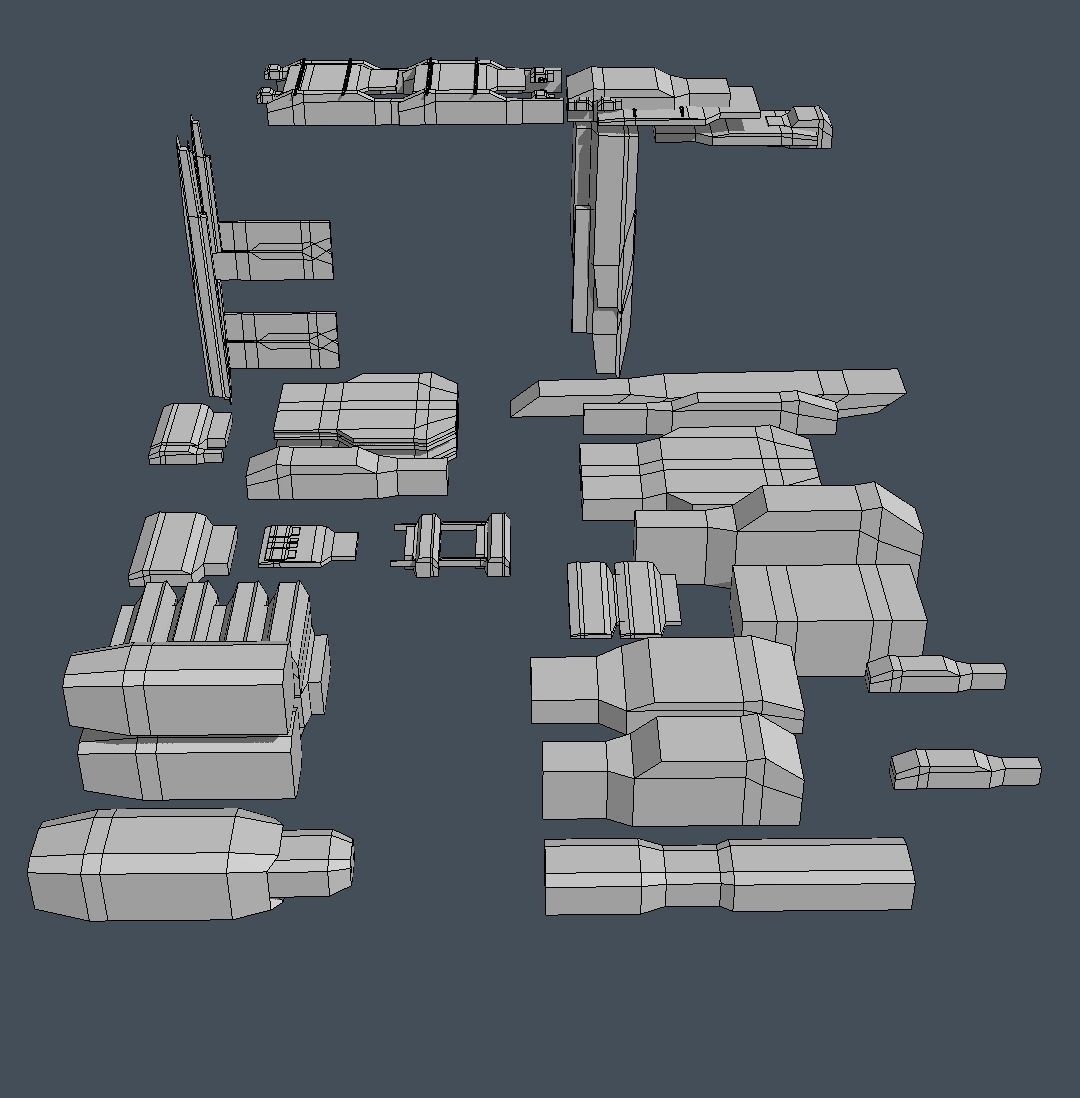 basic shapes kit Free 3D model_2