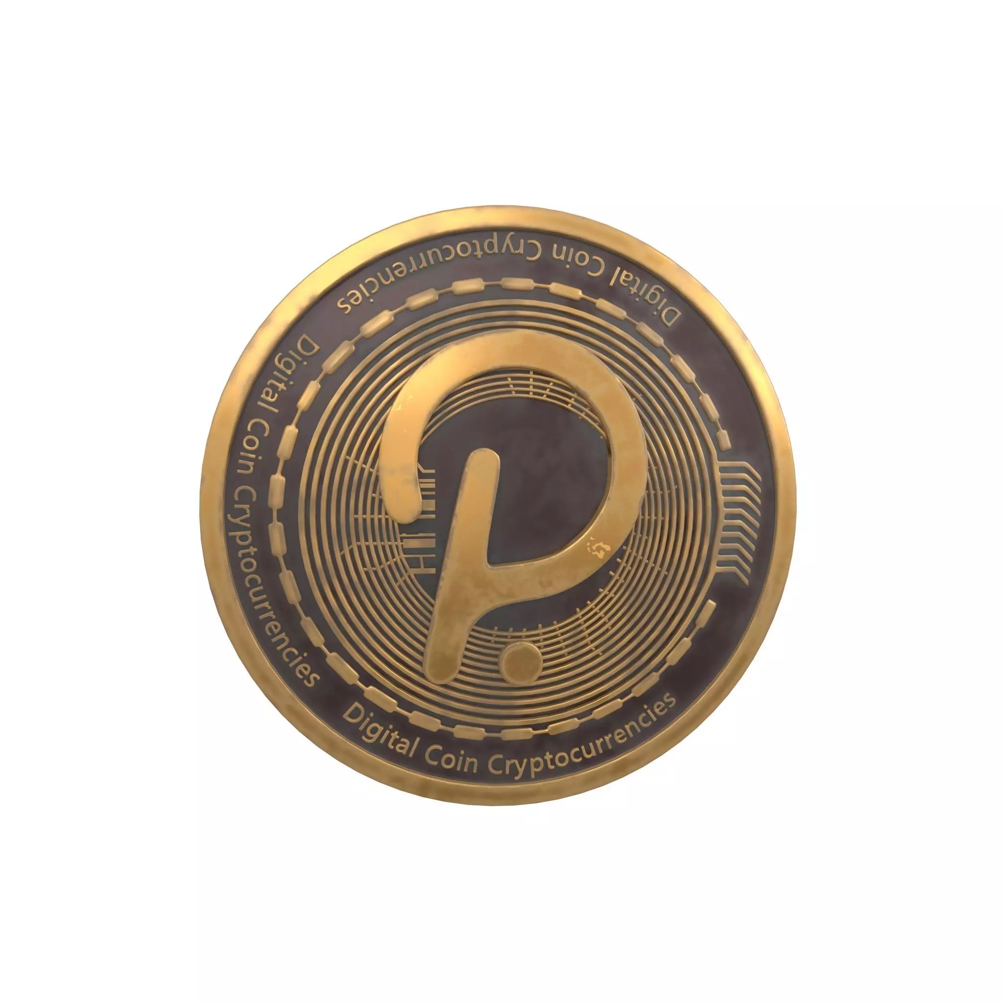 Polkadot Coin v4 002 3D model_0