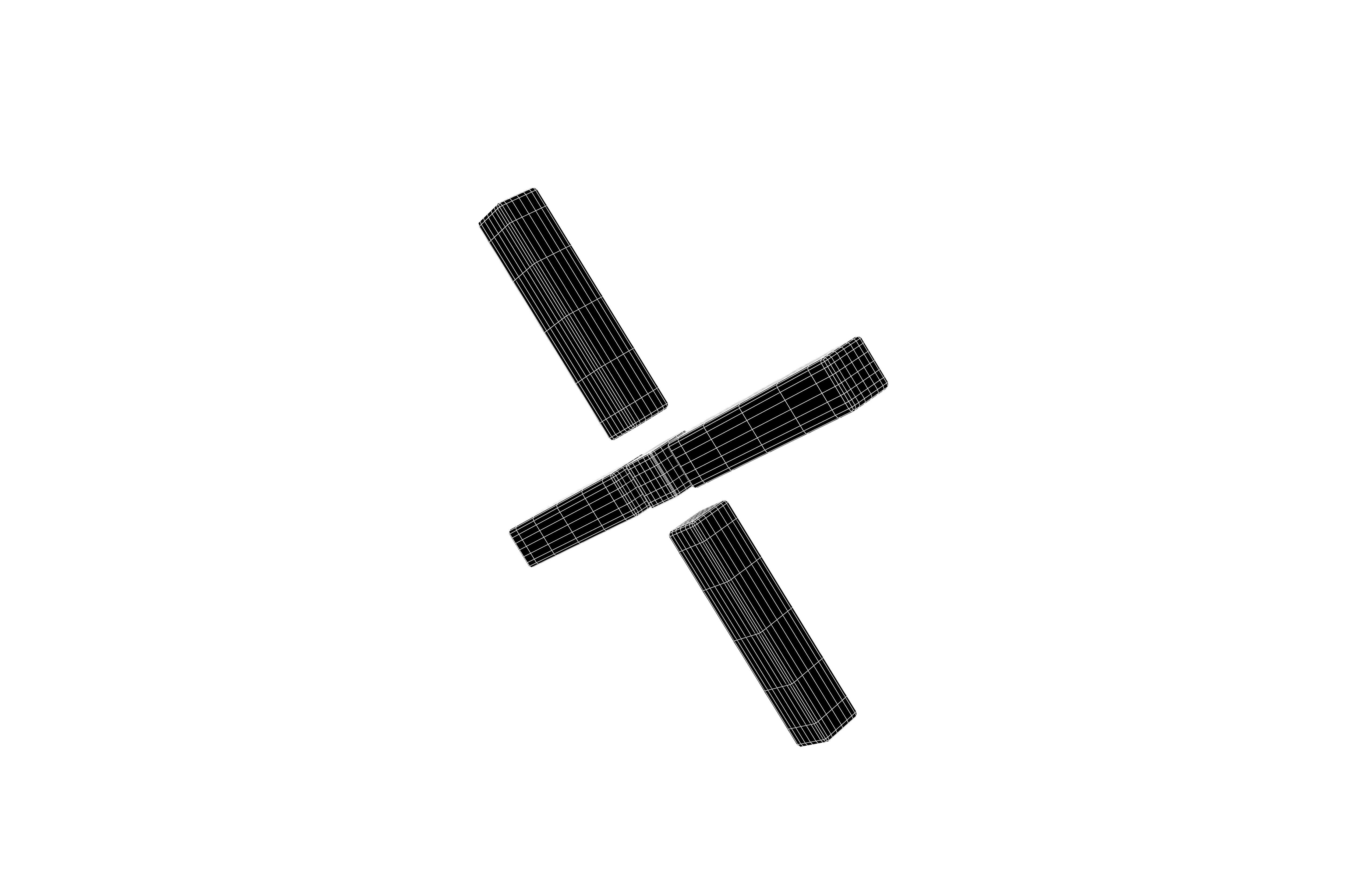 Pundi X Coin v1 001 Low-poly 3D model_6