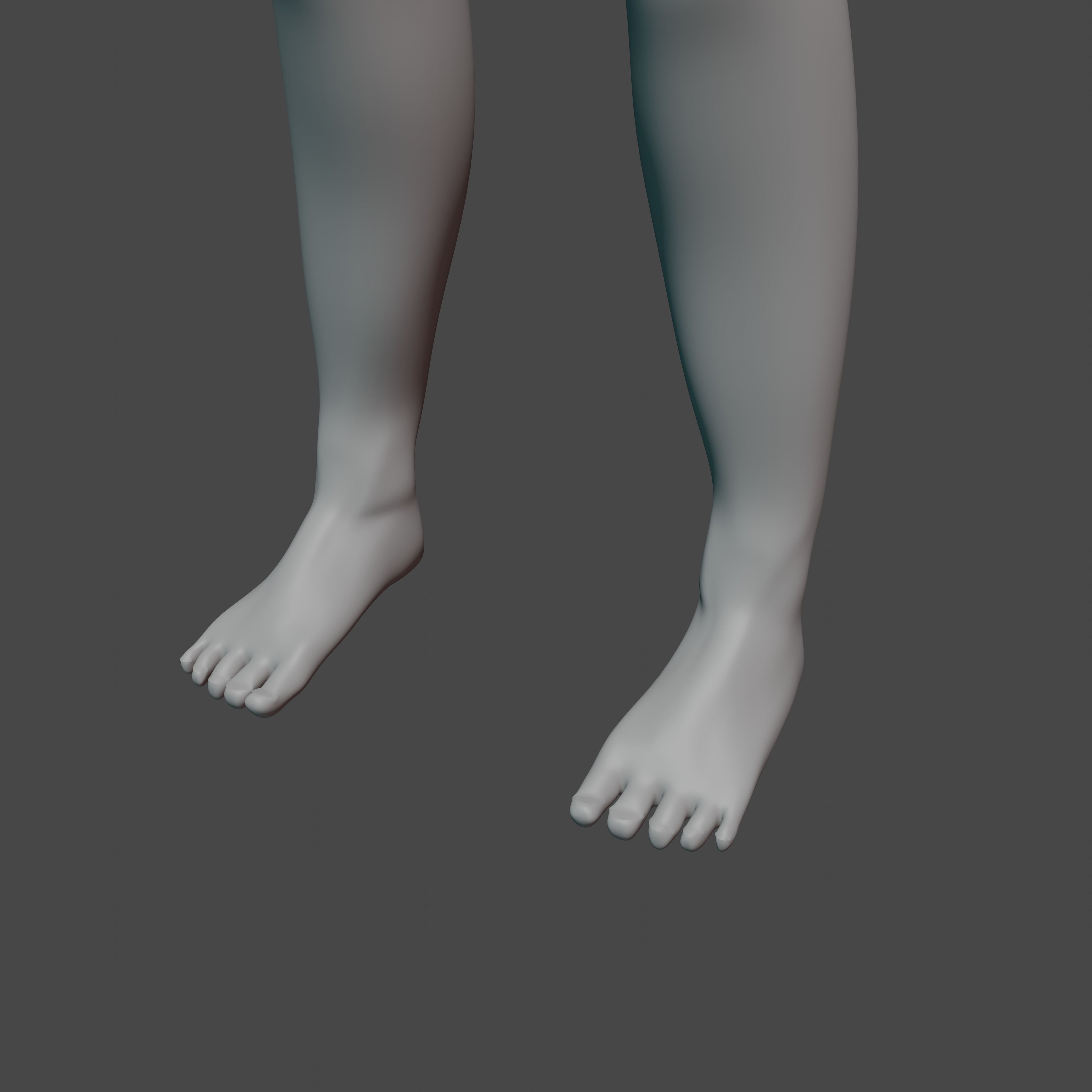 Male Base Mesh 3D model_6