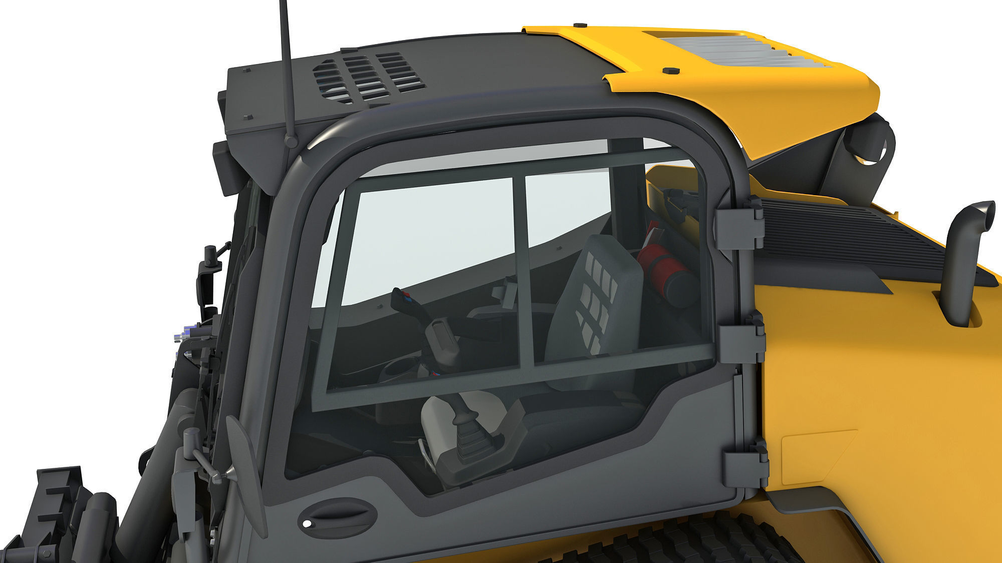 Skid Steer Loader Bale Fork 3D model_10