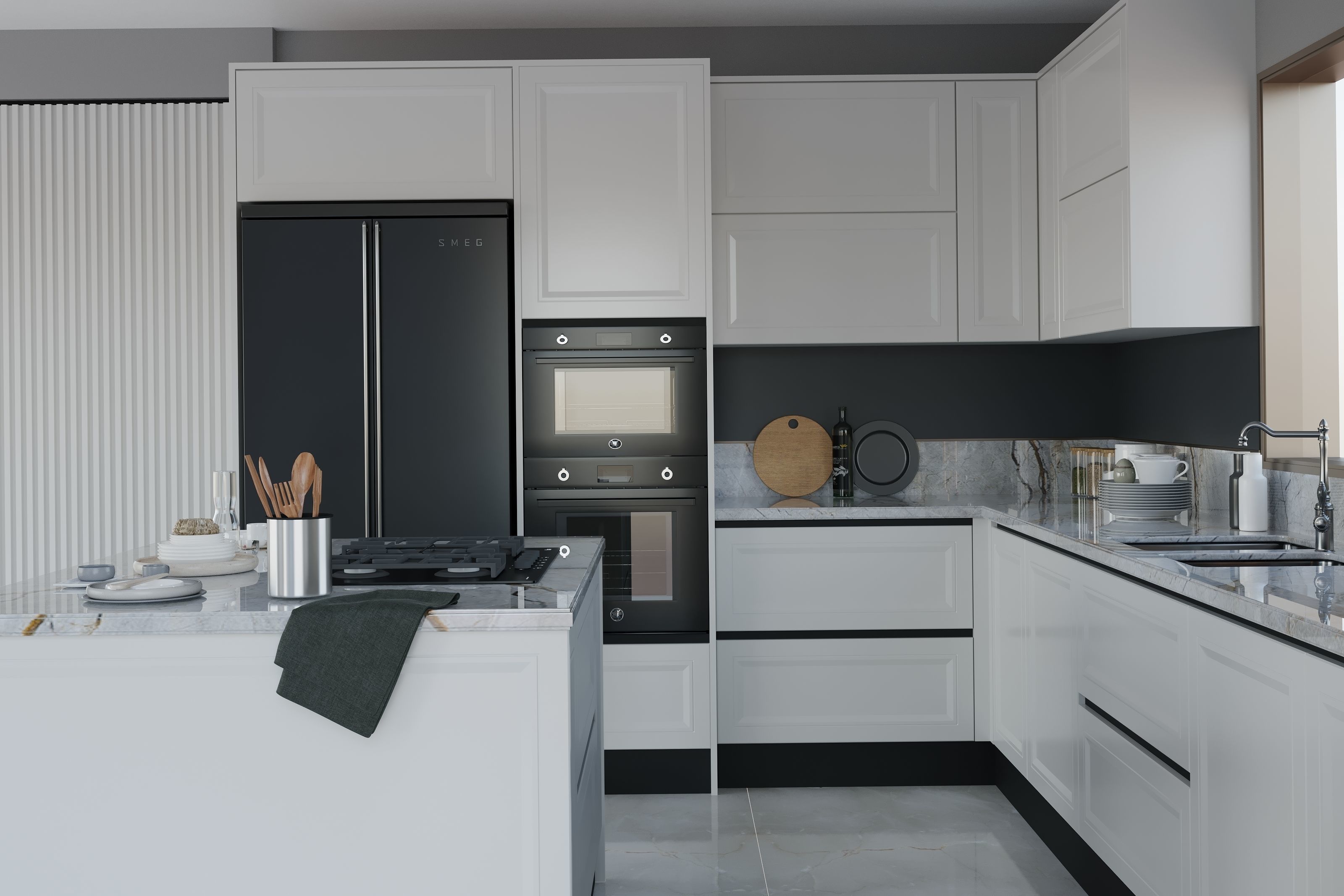 Kitchen Design 3D model_1