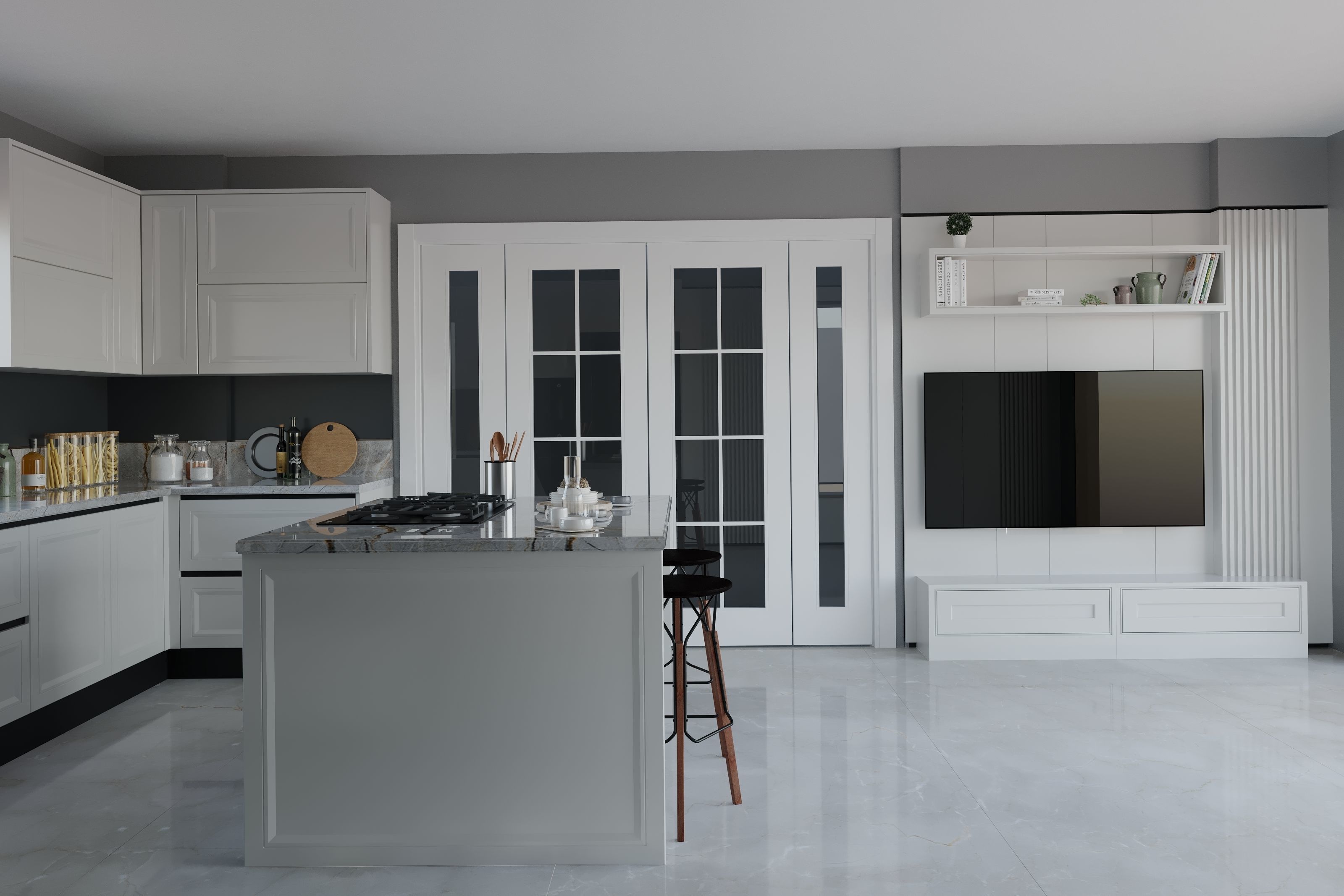 Kitchen Design 3D model_3