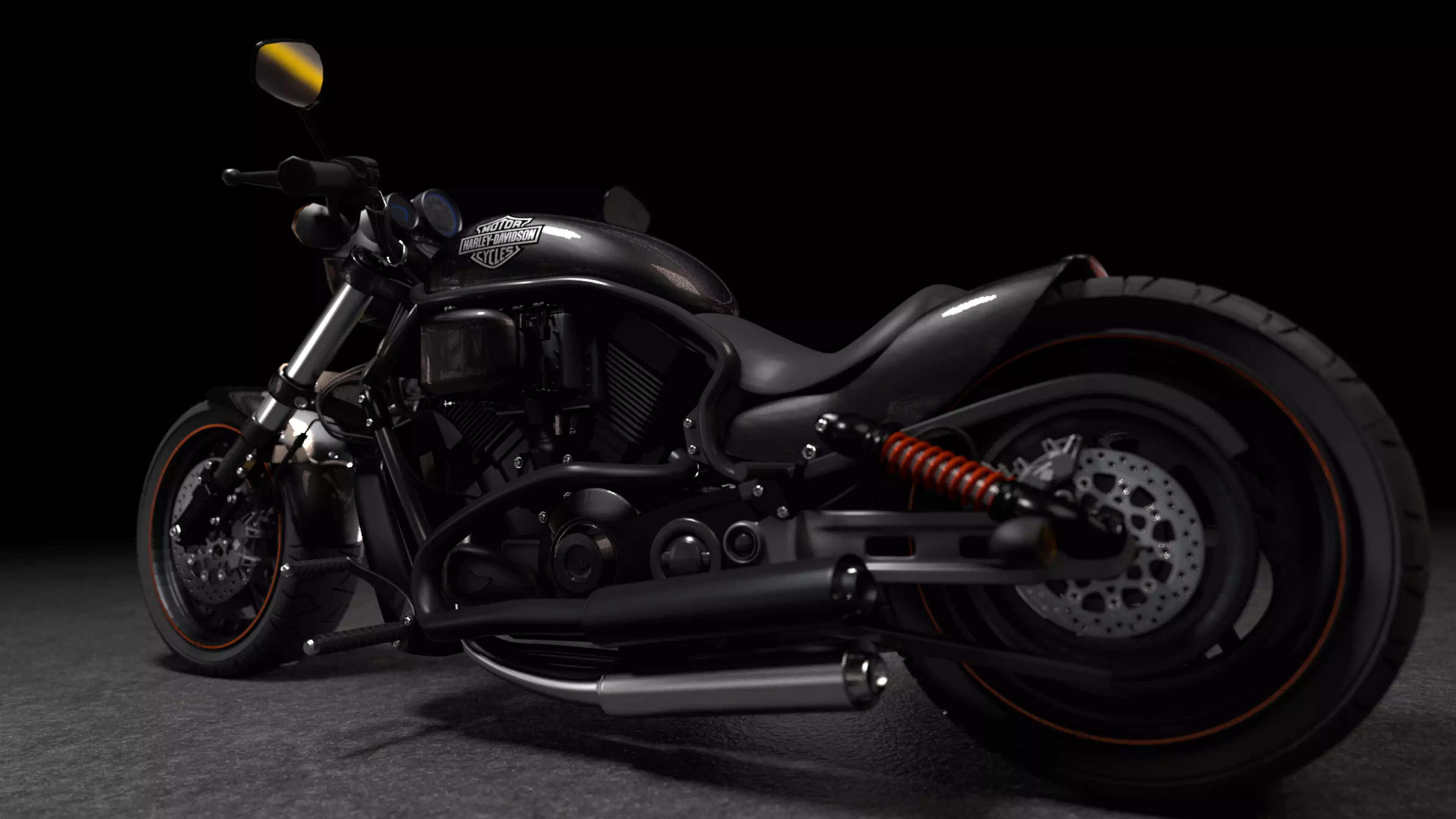 HARLEY DAVIDSON 3D model_0