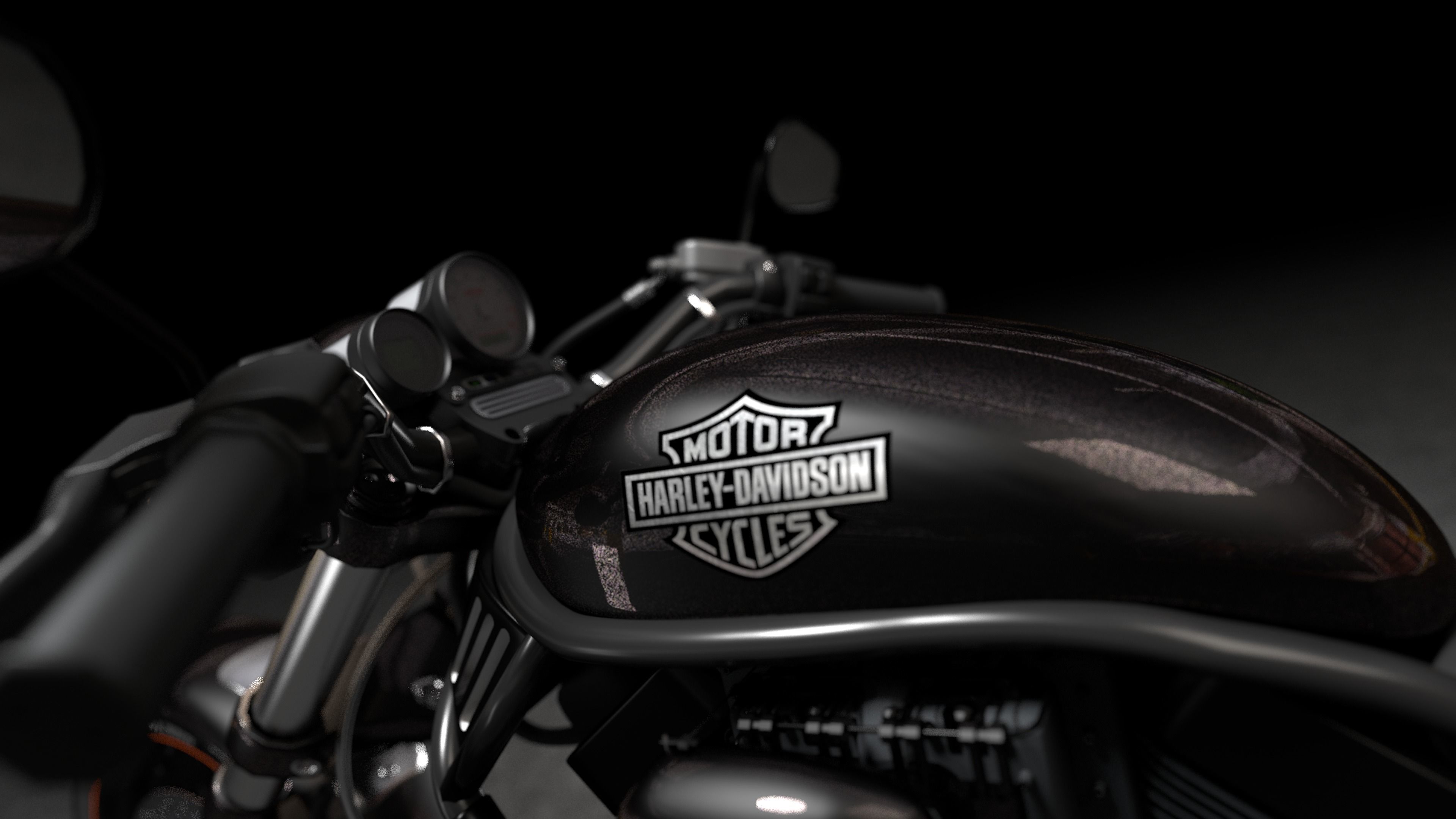 HARLEY DAVIDSON 3D model_2