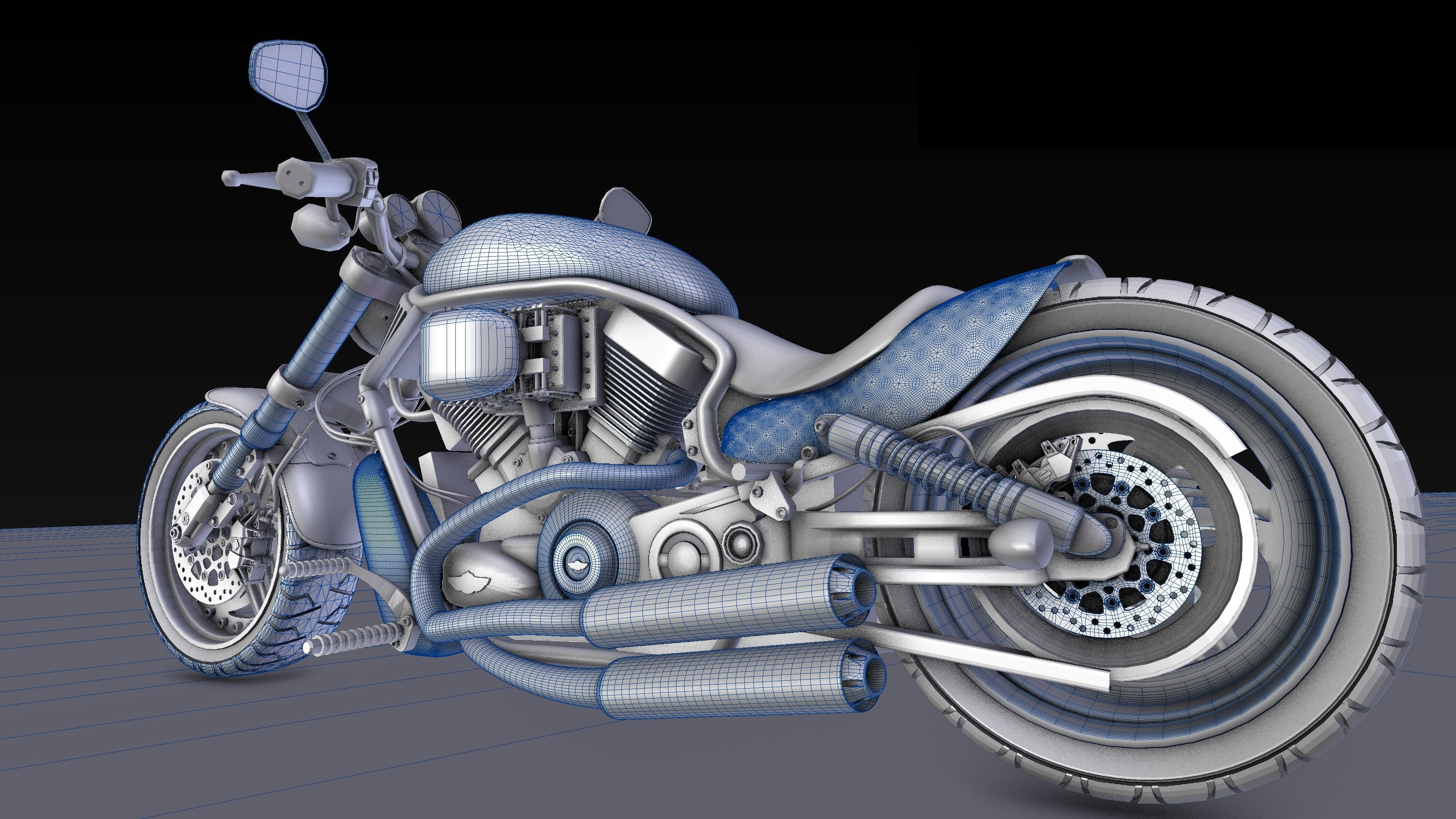 HARLEY DAVIDSON 3D model_3