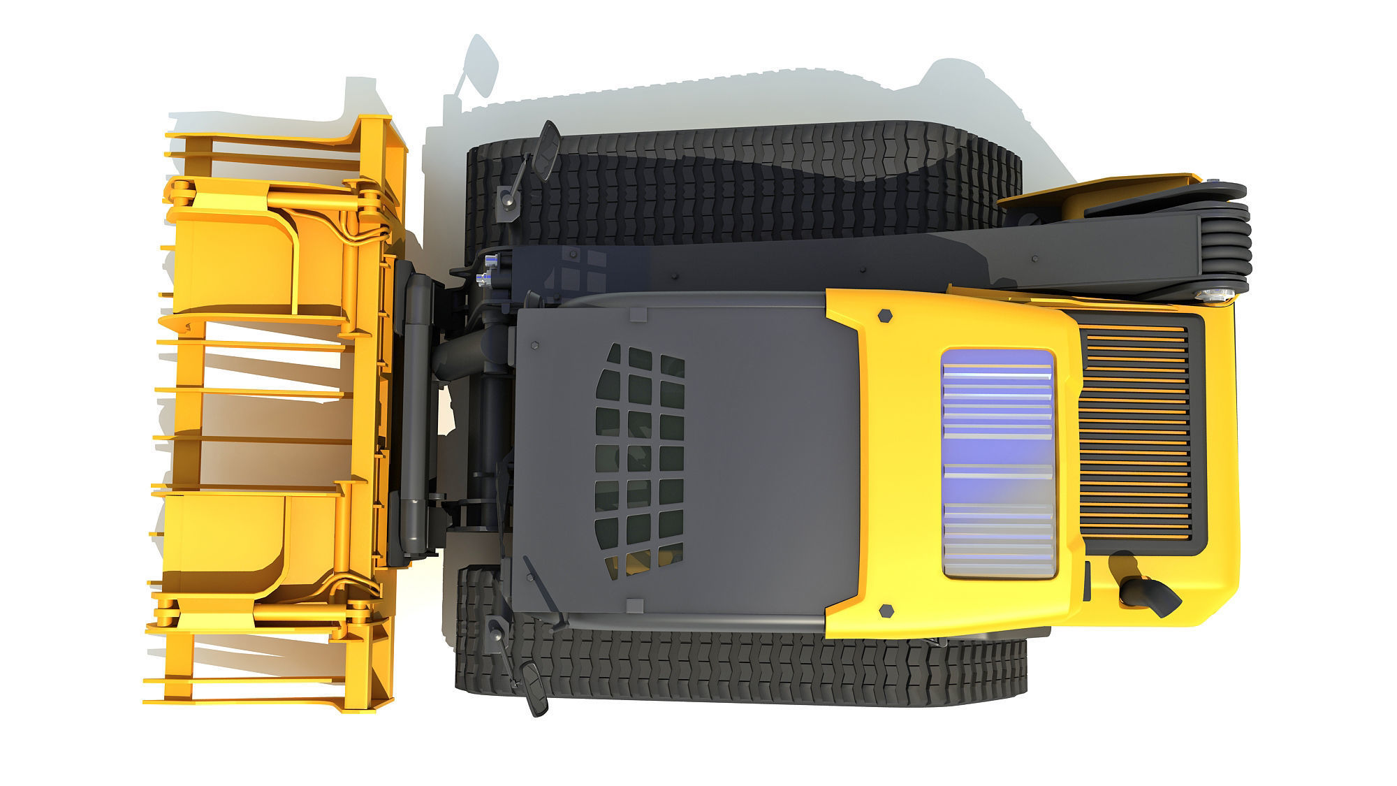 Manure Fork Skid Steer Loader 3D model_10