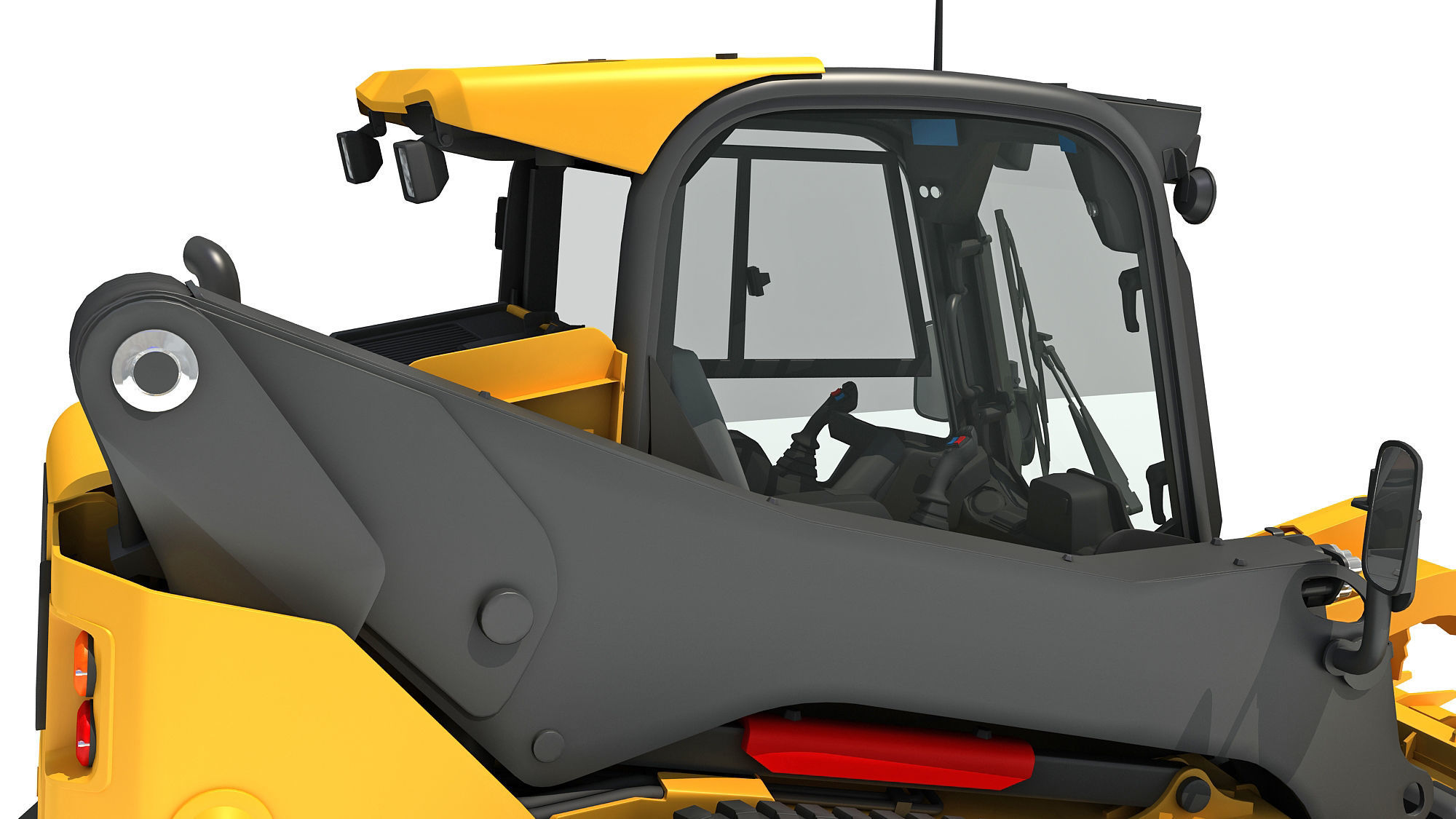 Manure Fork Skid Steer Loader 3D model_12