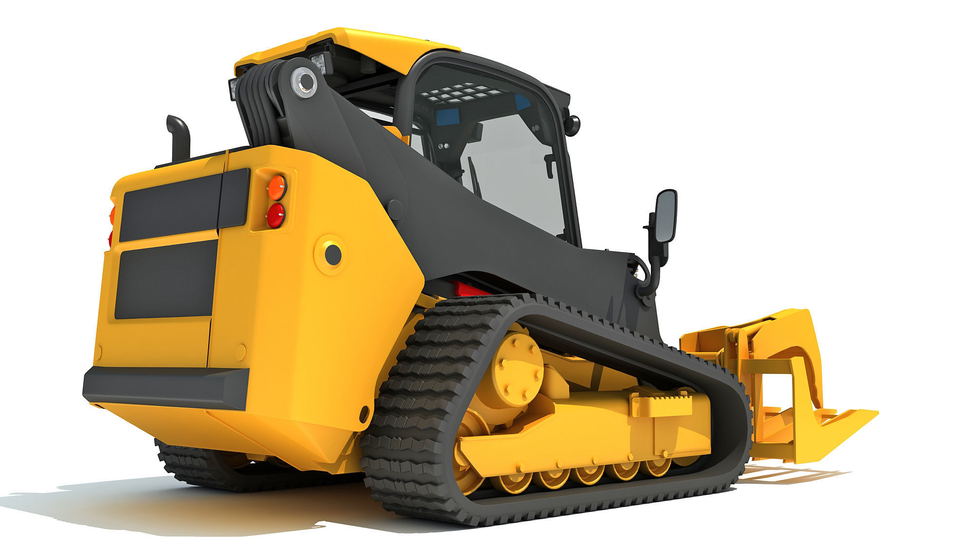 Manure Fork Skid Steer Loader 3D model_4