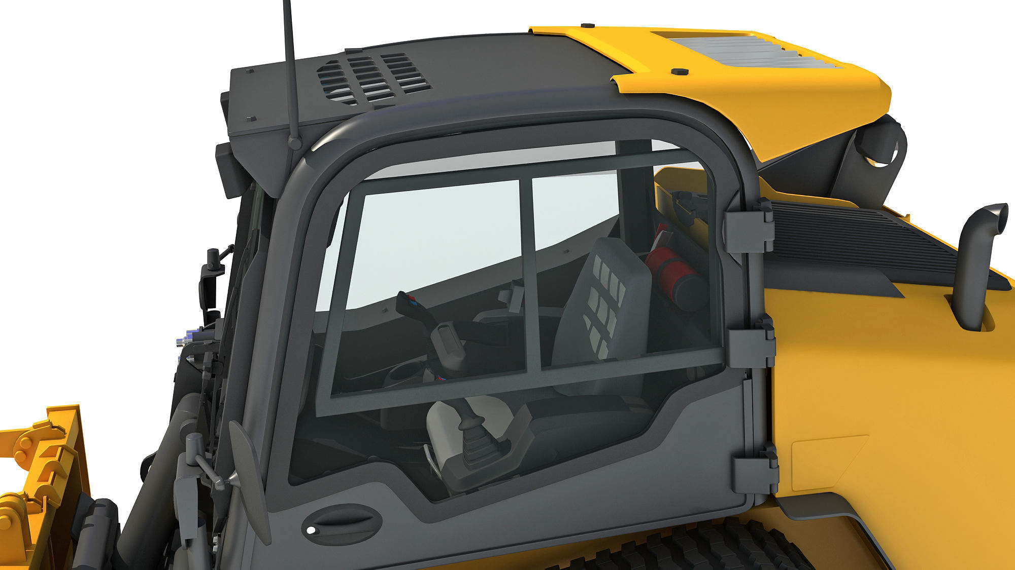 Skid Steer Loader Manure Fork 3D model_11