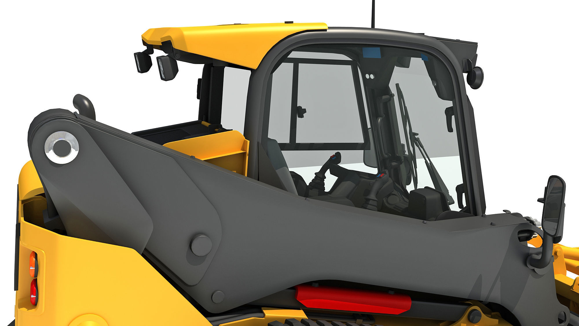 Skid Steer Loader Manure Fork 3D model_12