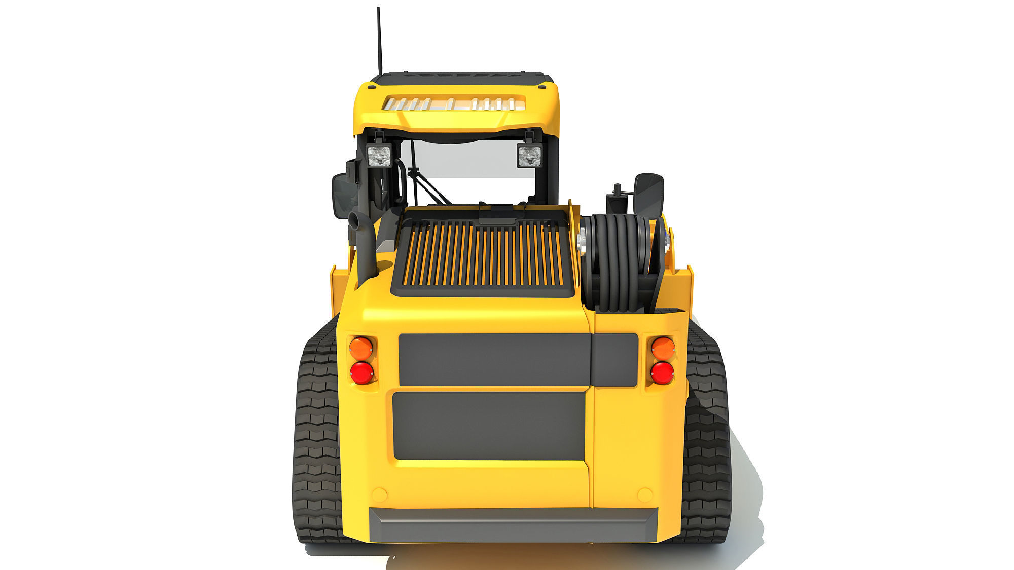 Log Fork Mini Skid Steer Loader 3D model_3