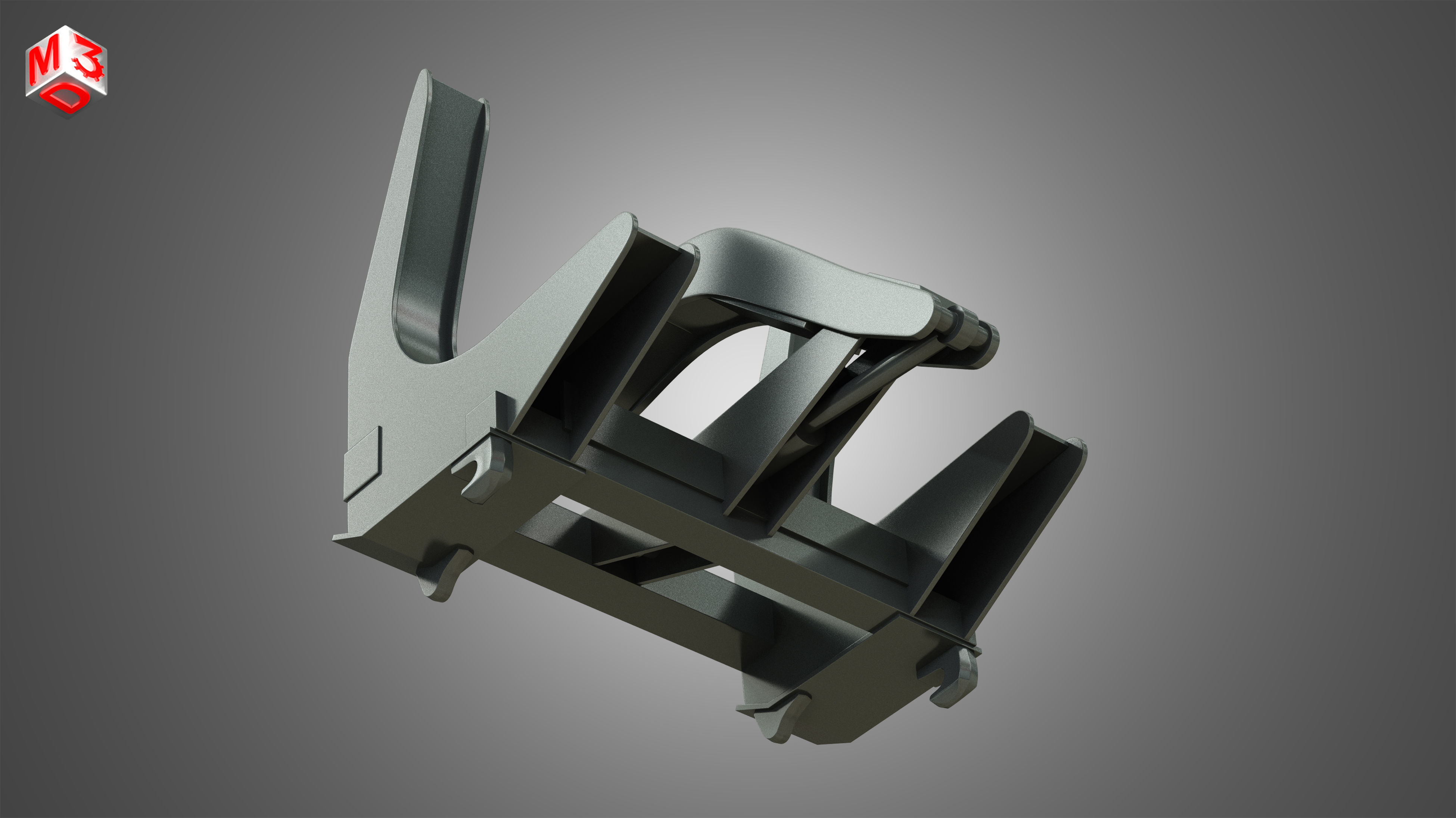 Log Fork - Stoll - Front Loader 3D model_11